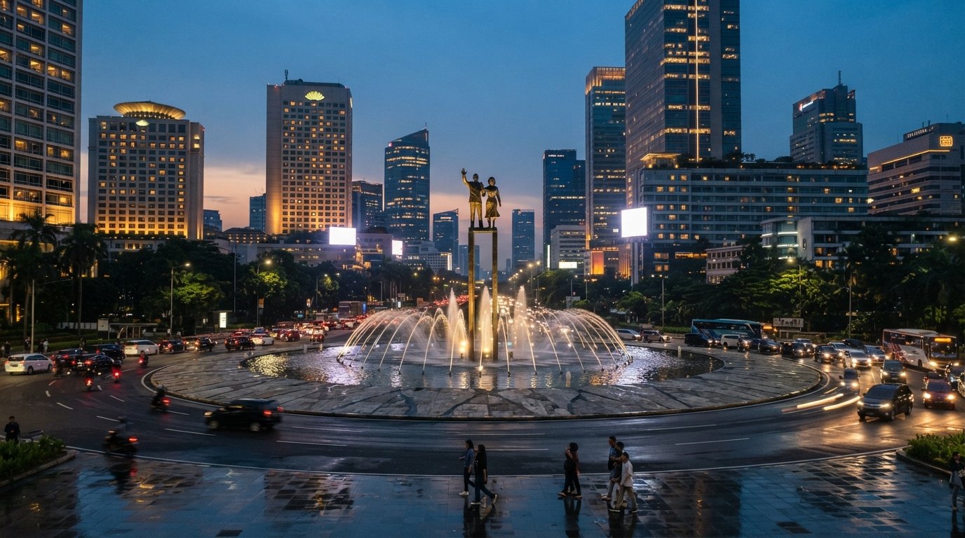 Thamrin & Bundaran HI, Jakarta: the boulevard that still performs